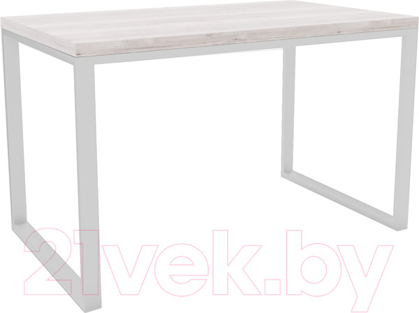 Изображение товара Письменный стол Hype Mebel Чикаго 120x60 (белый/древесина белая)