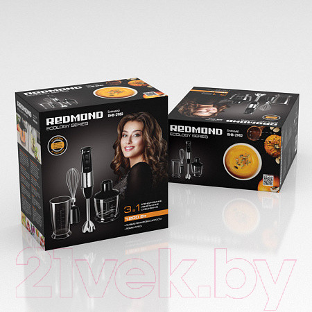 Изображение товара Блендер погружной Redmond RHB-2982 (темно-серый)