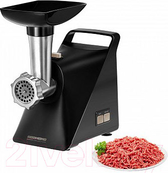 Изображение товара Мясорубка электрическая Redmond RMG-1244-6 (черный/шампань)