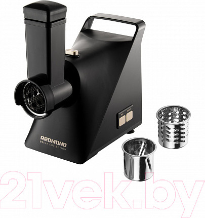 Изображение товара Мясорубка электрическая Redmond RMG-1244-6 (черный/шампань)