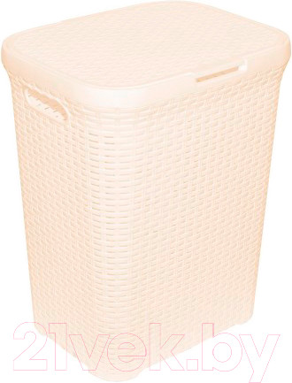 Изображение товара Корзина для белья Violet Ротанг / 186026 (60л, слоновая кость)