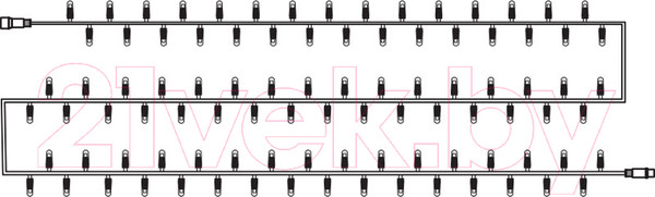 Изображение товара Светодиодная гирлянда Neon-Night Нить 305-146 (10м, теплый белый)