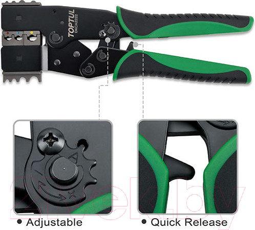 Изображение товара Инструмент для зачистки кабеля Toptul DKCA2222