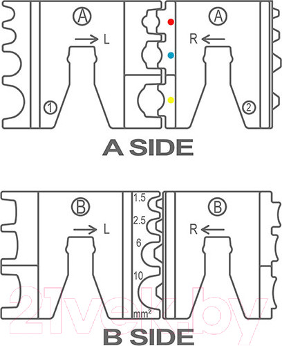 Изображение товара Инструмент для зачистки кабеля Toptul DKCA2222