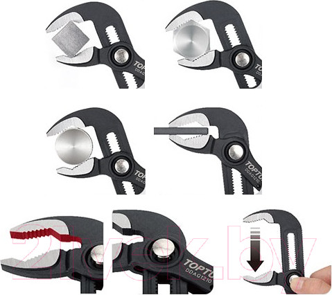 Изображение товара Клещи переставные Toptul DDAG1212