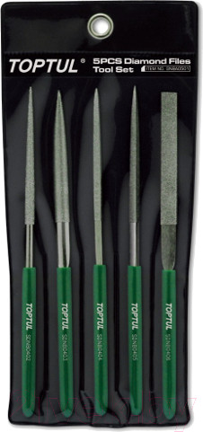 Изображение товара Набор надфилей Toptul GNBA0501