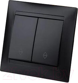 Изображение товара Выключатель TDM Лама SQ1815-0605 (графит)