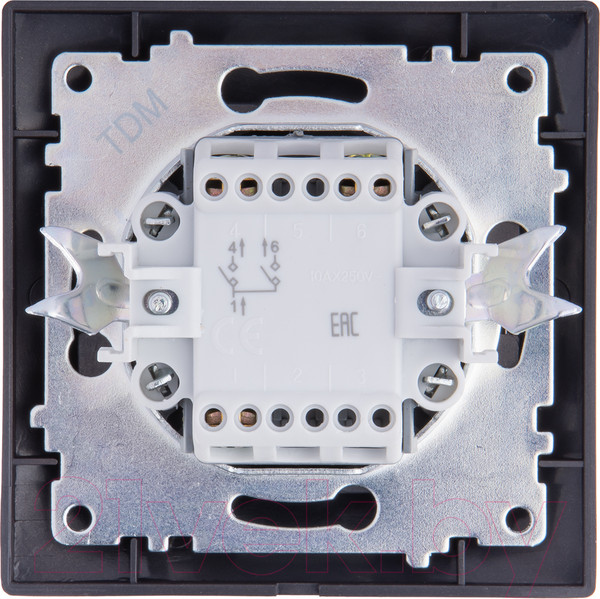 Изображение товара Выключатель TDM Лама SQ1815-0502 (шоколад)