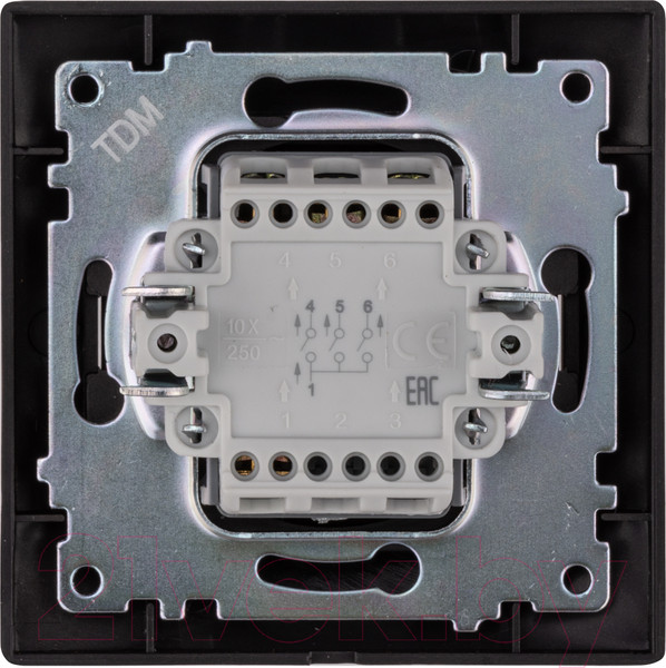 Изображение товара Выключатель TDM Лама SQ1815-0503 (шоколад)