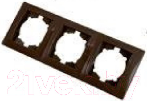 Изображение товара Рамка для выключателей и розеток TDM Лама SQ1815-0531 (шоколад)
