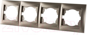 Изображение товара Рамка для выключателей и розеток TDM Лама SQ1815-0732 (бронза)