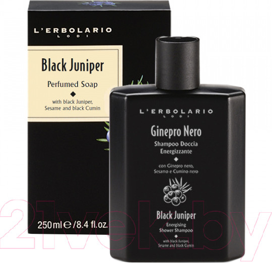 Изображение товара Гель для душа L'Erbolario Черный можжевельник (250мл)