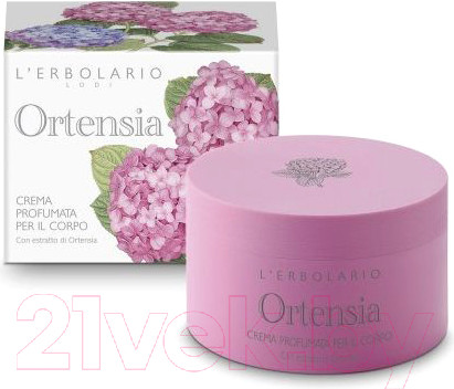 Изображение товара Крем для тела L'Erbolario Гортензия (200мл)