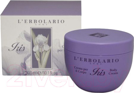 Изображение товара Крем для тела L'Erbolario Ирис (300мл)