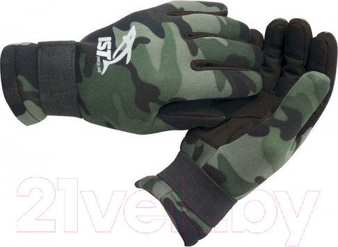 Изображение товара Гидроперчатки для плавания IST Sports S926-L (зеленый камуфляж)