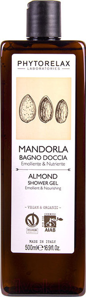 Изображение товара Гель для душа Phytorelax Laboratories Almond Shower Gel Emollient & Nourishing (500мл)
