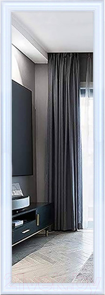 Изображение товара Зеркало Декарт Настенное в багете 8Л2438 (белый)