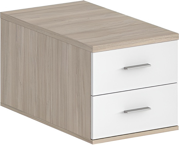 Изображение товара Тумба Norden С 2 ящиками / SG.537.OL.WH (дуб светлый/белый)