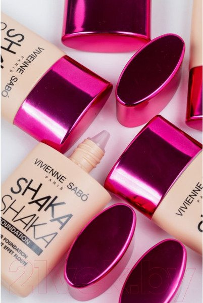 Изображение товара Тональный крем Vivienne Sabo Shaka Shaka с натуральным блюр эффект 03 золотисто-бежевый (25мл)