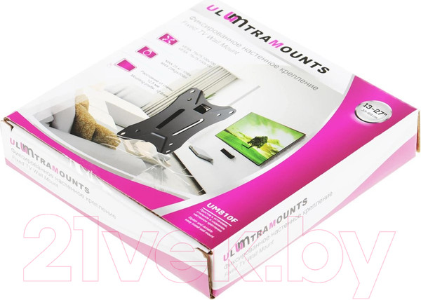 Изображение товара Кронштейн для телевизора Ultramounts UM 810F (черный)