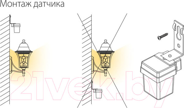 Изображение товара Датчик освещенности Elektrostandard SNS-L-06 (белый)