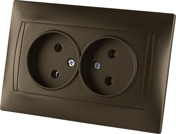 Изображение товара Розетка TDM Лама SQ1815-0724 (бронза)