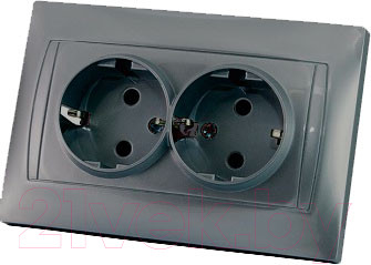 Изображение товара Розетка TDM Лама SQ1815-0625 (графит)
