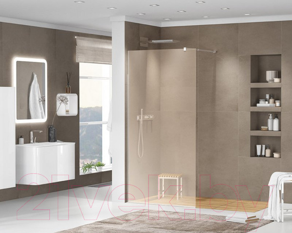 Изображение товара Душевая стенка Cezares LIBERTA-L-1-110-BR-Cr