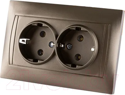Изображение товара Розетка TDM Лама SQ1815-0725 (бронза)