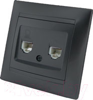 Изображение товара Розетка TDM Лама SQ1815-0618 (графит)