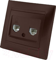 Изображение товара Розетка TDM Лама SQ1815-0518 (шоколад)