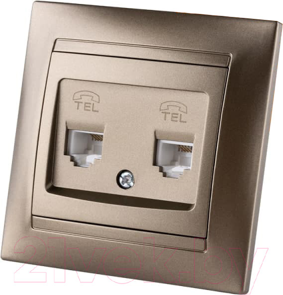 Изображение товара Розетка TDM Лама SQ1815-0718 (бронза)