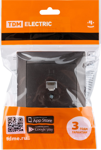 Изображение товара Розетка TDM Лама SQ1815-0516 (шоколад)