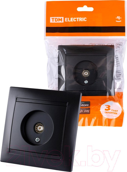 Изображение товара Розетка TDM Лама SQ1815-0617 (графит)