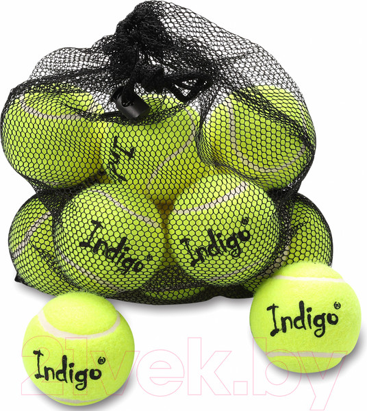 Изображение товара Набор теннисных мячей Indigo Sport IN153 (12шт, желтый)