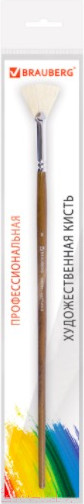 Изображение товара Кисть для рисования Brauberg Щетина 8 / 200745 (веерная)
