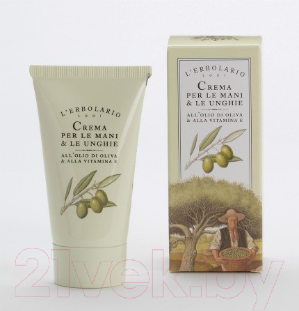 Изображение товара Крем для рук L'Erbolario С оливковым маслом и витамином Е (75мл)