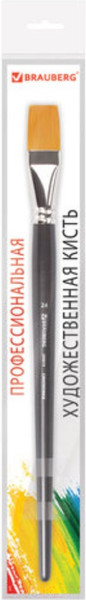 Изображение товара Кисть для рисования Brauberg Синтетика жесткая 24 / 200674 (плоская)