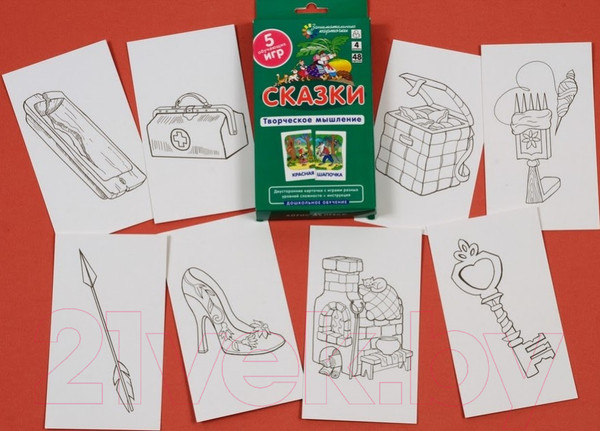 Изображение товара Развивающие карточки Айрис-пресс Сказки. Развиваем творческое мышление и речь