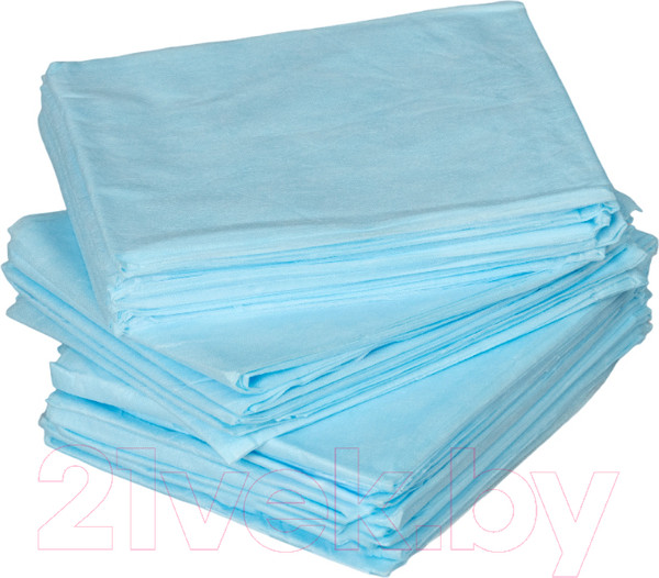 Изображение товара Простынь одноразовая Чистовье SMS Комфорт 02-921 80x200 (20шт, голубой)