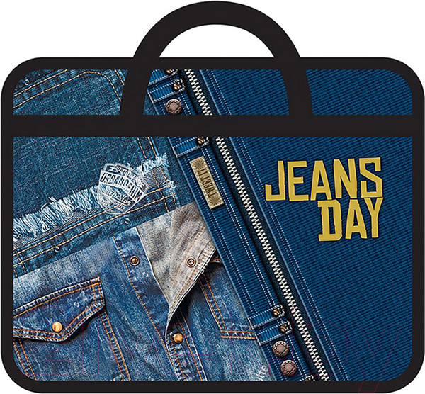 Изображение товара Папка-портфель Пчелка Jeans Day / ПМ-А4-25