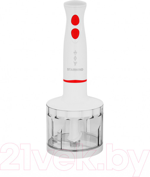 Изображение товара Блендер погружной StarWind SBP2242 (белый/оранжевый)