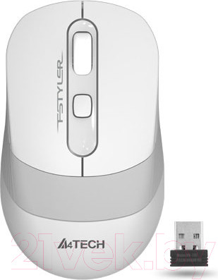 Изображение товара Мышь A4Tech Fstyler FG10 (белый/серый)