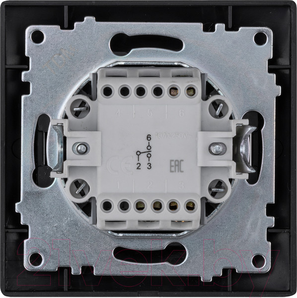 Изображение товара Выключатель TDM Лама SQ1815-0606 (графит)