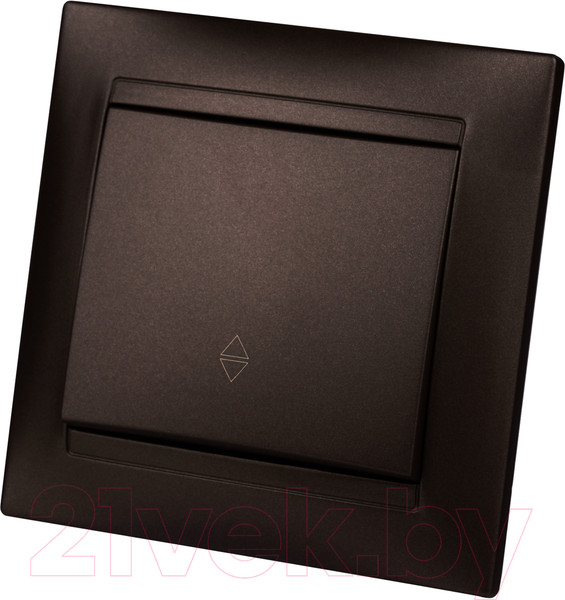Изображение товара Выключатель TDM Лама SQ1815-0506 (шоколад)