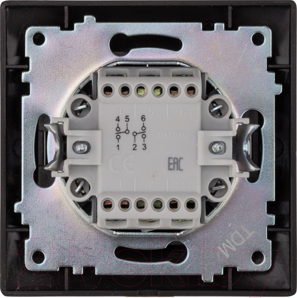 Изображение товара Выключатель TDM Лама SQ1815-0507 (шоколад)