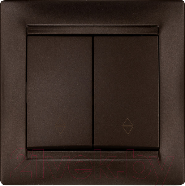 Изображение товара Выключатель TDM Лама SQ1815-0507 (шоколад)