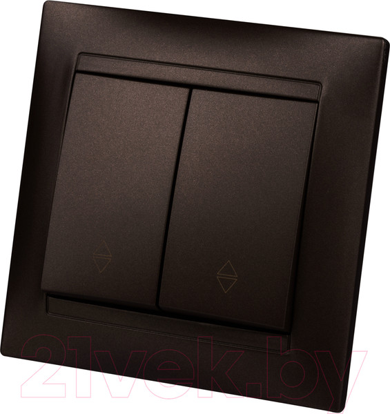 Изображение товара Выключатель TDM Лама SQ1815-0507 (шоколад)