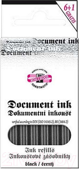 Изображение товара Чернила для перьевой ручки Koh-i-Noor 141607 (7г, черный)