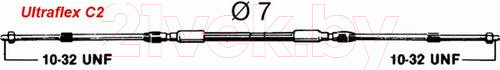 Изображение товара Трос газ-реверс Ultraflex С2 20ф